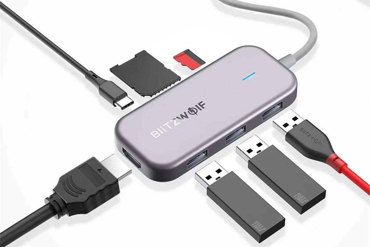 BlitzWolf® BW-TH5 7v1 USB HuB