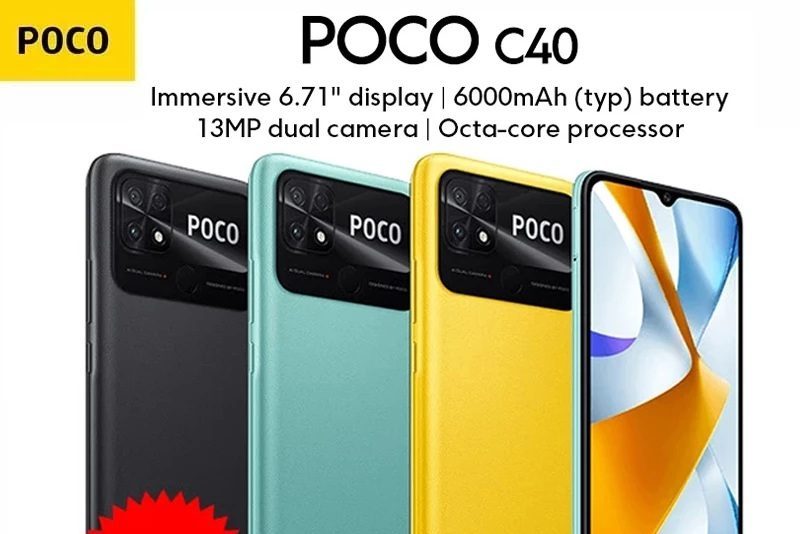 Global Version Poco C40 4GB+64GB + 2roky záruka !