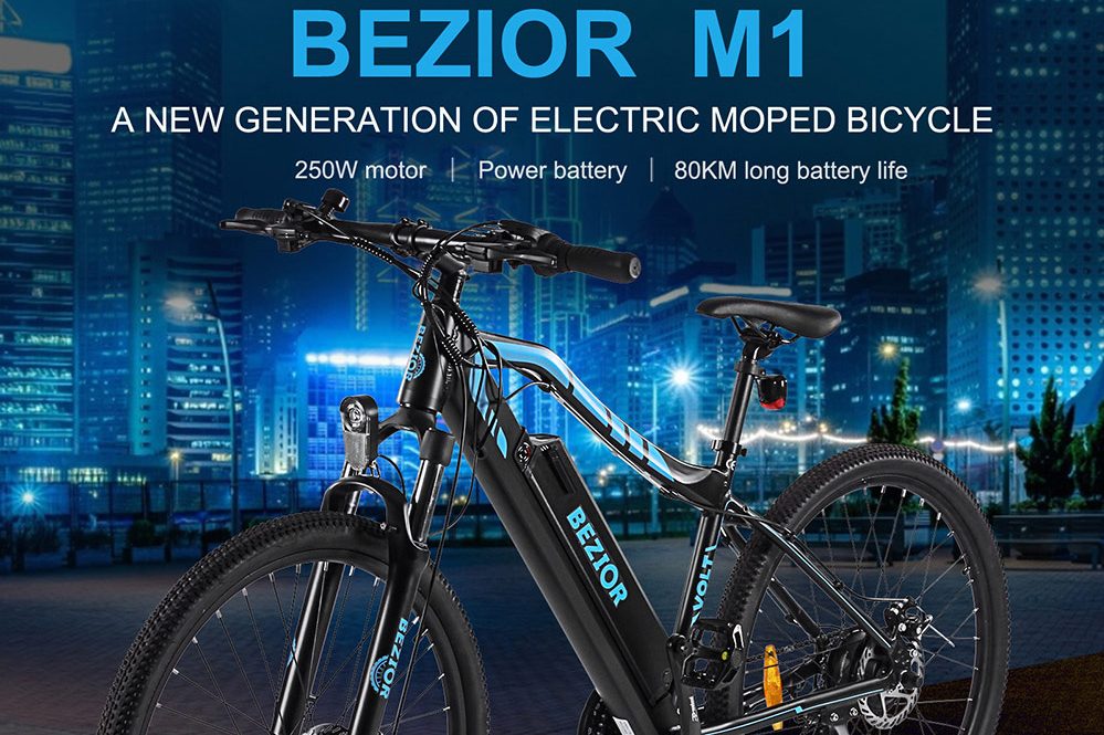 Elektrický bicykel BEZIOR M1 48 V 12,5 Ah batéria