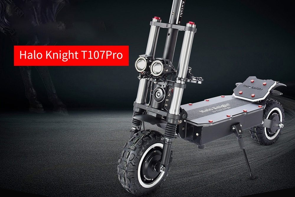 E-kolobežka Halo Knight T107 Pro 11″ 3000W*2 duálny motor so zabudovaným vysvietením+smerovky